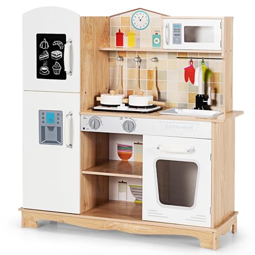 DREAMADE Hölzerne Kinderküche mit Licht und Sound,...