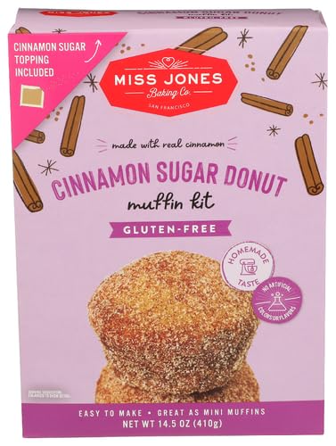 Miss Jones Baki NG Co Kit Muffin Cinnamon Sugar Donut 14.5 oz (Pack of 6)