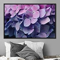Framed Canvas Wall Art Flora Snapshot Closeup Dark Expressive Farmhouse/Country Floral Multicolor Photography Realism Single - 16x24 inches