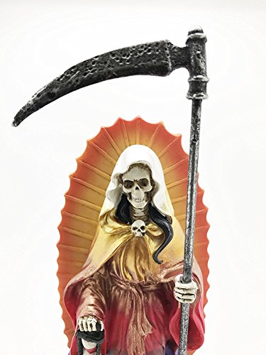Figura decorativa Santa Muerte 7.25 pulgadas miniatura 5