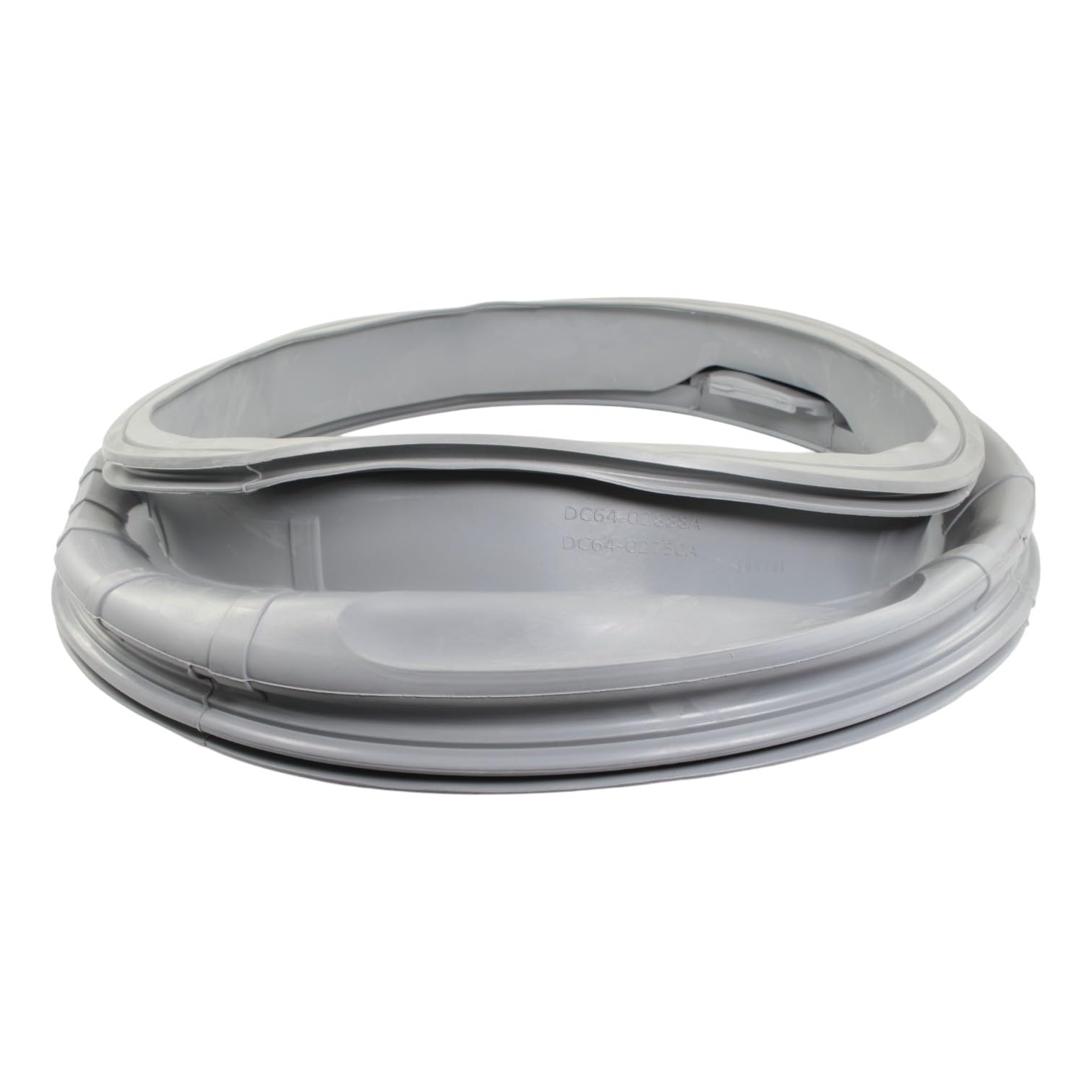 DL-pro Türmanschette kompatibel mit Samsung DC64-02750A, DC64-02888A Waschmaschine, Gummidichtung mit 3 Wasserauslässen