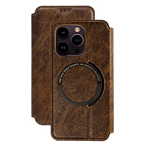 Étui de téléphone en cuir pour iPhone 14 Pro et compagnon de voyage