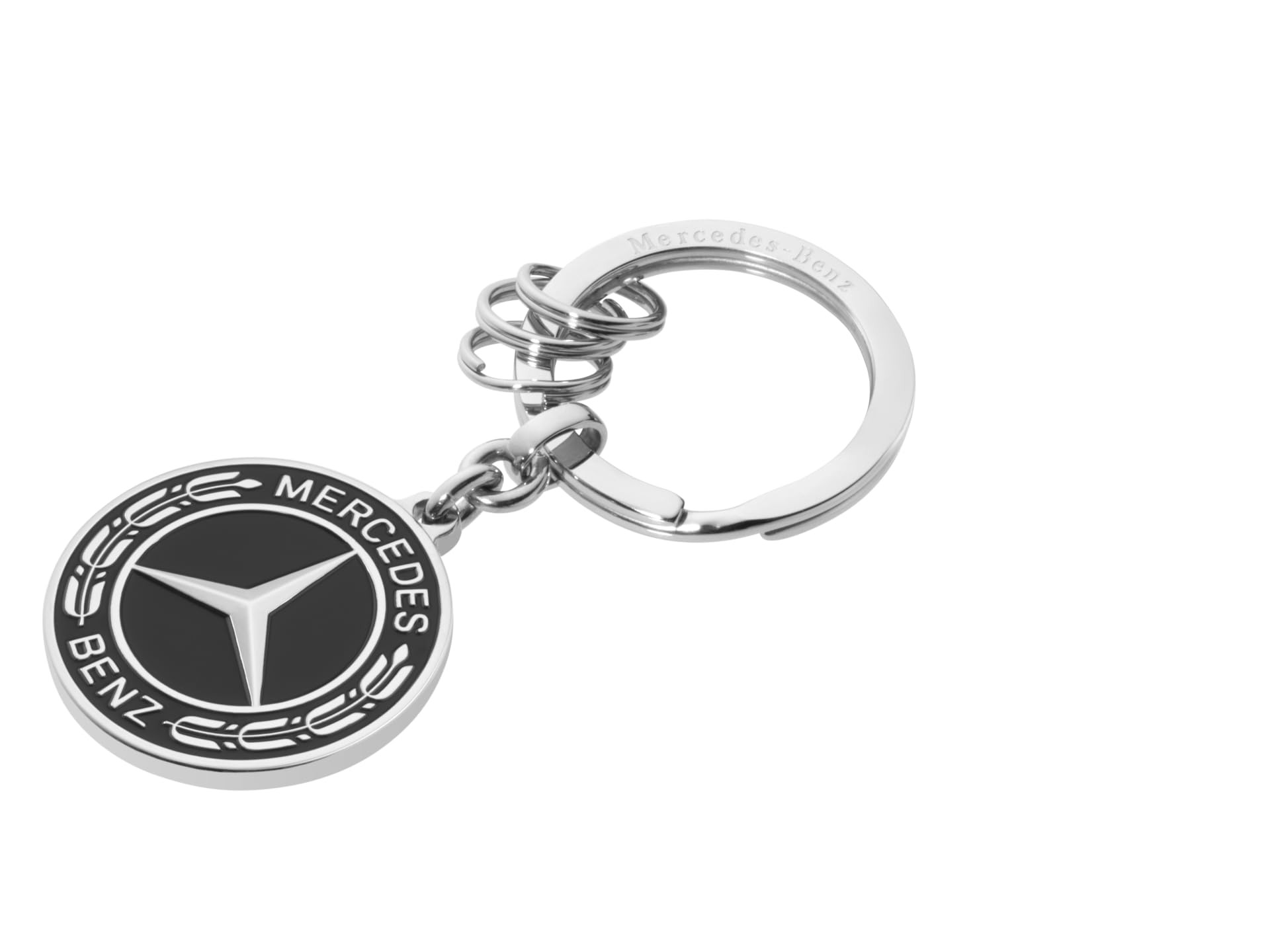 Mercedes-Benz - Stainless Steel Keyring - Black and Silver
