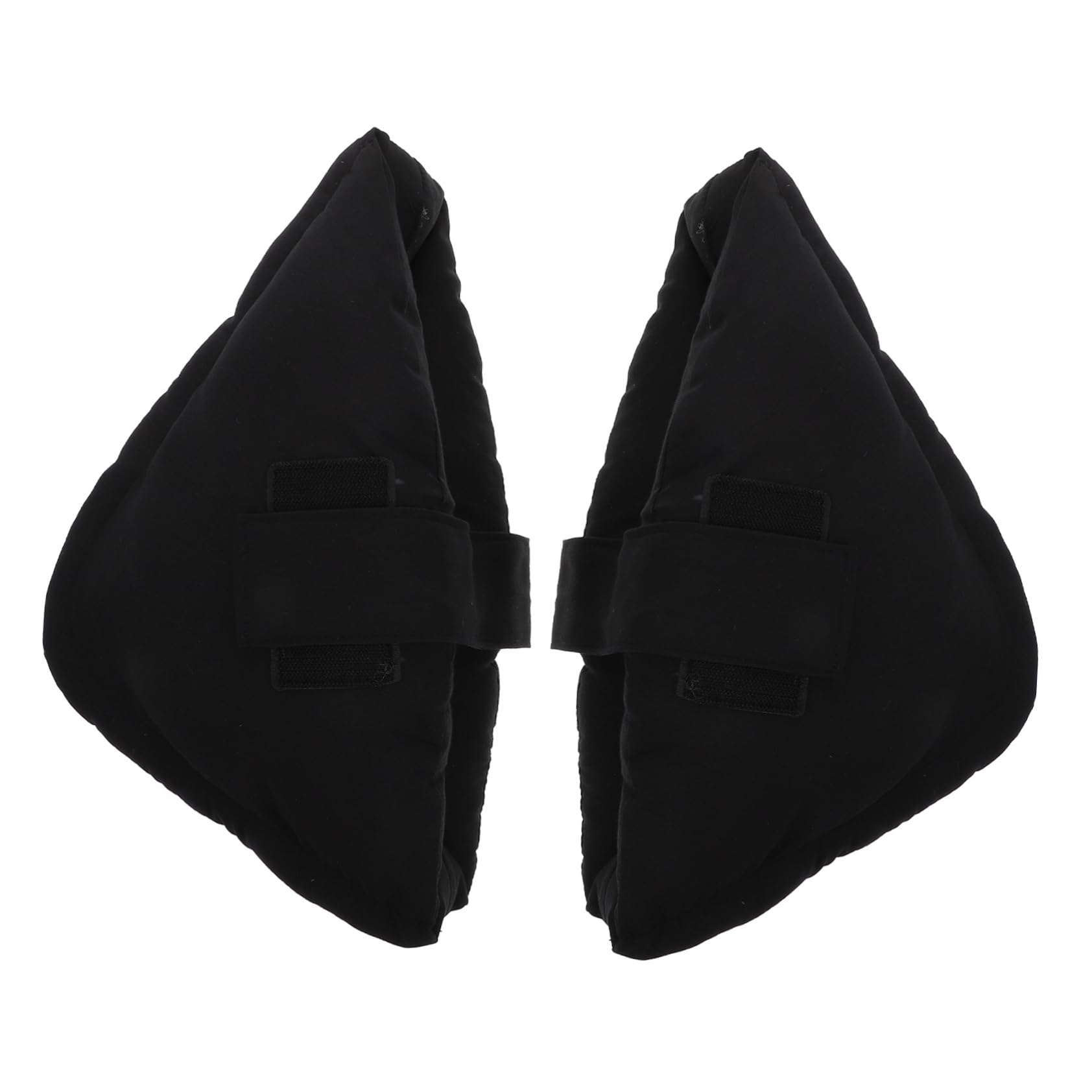 Protège-talon Élastique Noir 1 Paire en Tissu et Cellucoton