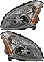 For Nissan Maxima Headlights Lamps Set 2008 Halogen Driver and Passenger Side