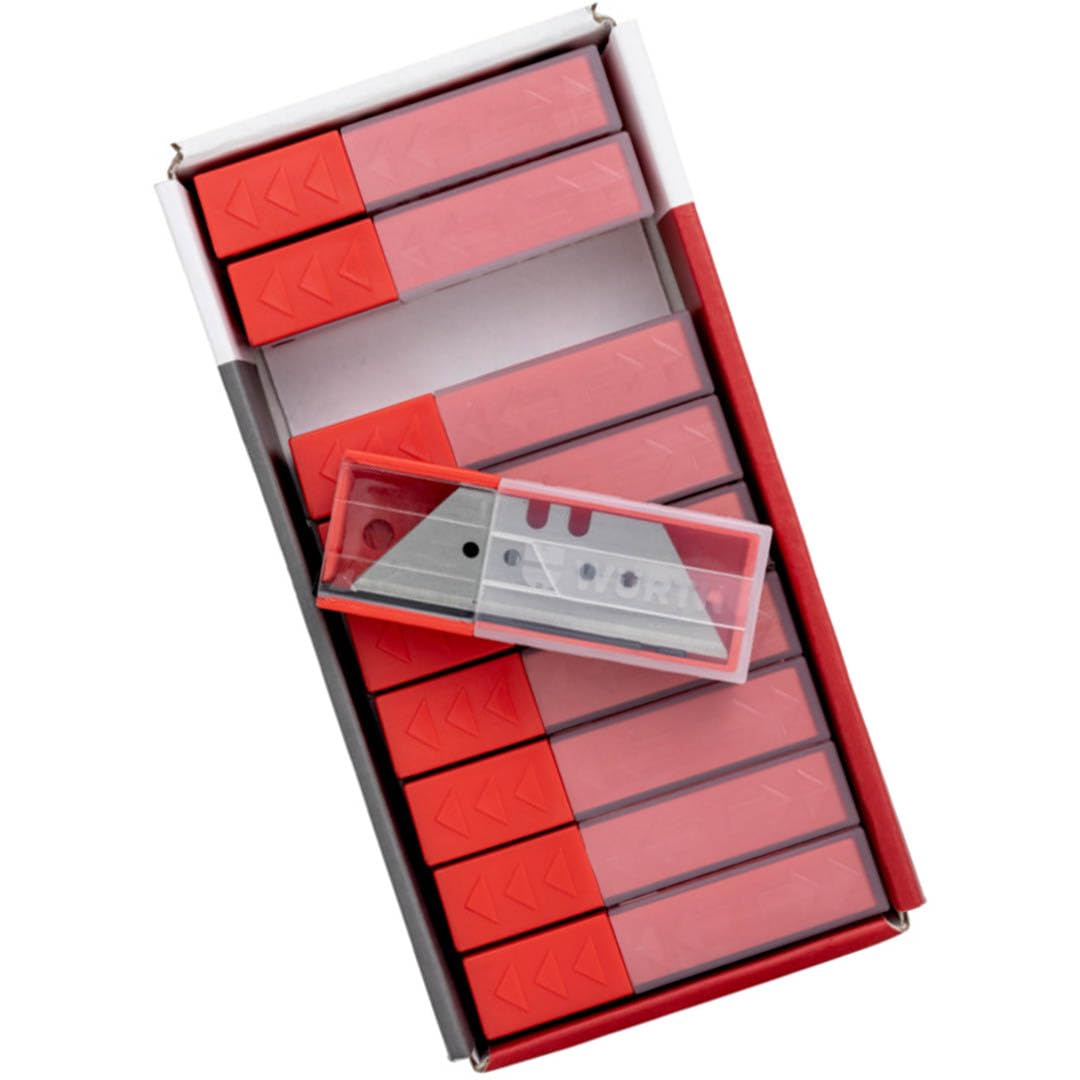 Würth 100x Trapezklingen Ersatzklinge für Trapezmesser Cuttermesser Schaber 07156602