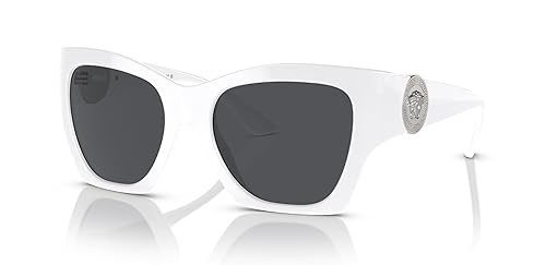 Versace VE 4452 31787 Gafas de sol de moda de plástico blanco lente gris