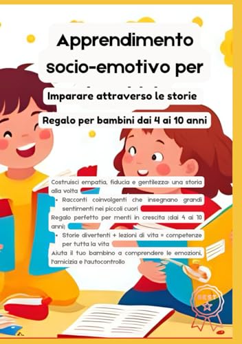Apprendimento socio-emotivo per bambini | Imparare attraverso le storie | Regalo per bambini dai 4 ai 10 anni