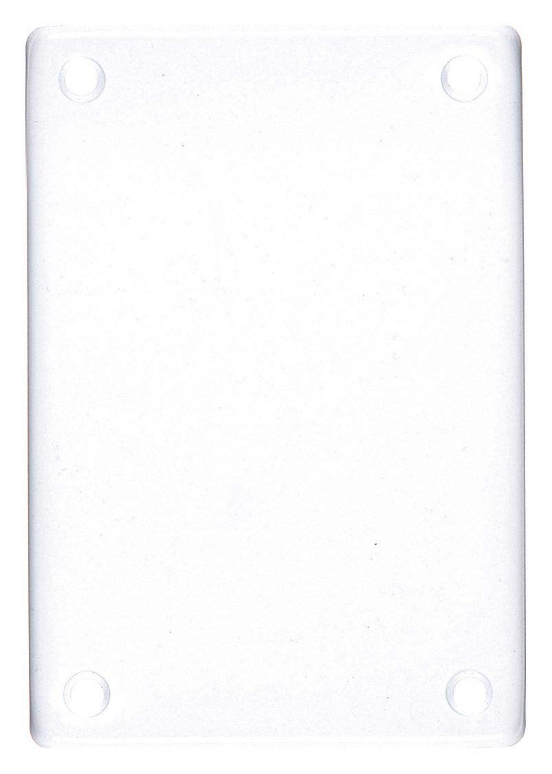 Blank Wall Plate, 1 Gang, White Tools & Home Improvement