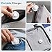 Compatible with Ring Gen 3 Charger - Size 10, Fast and Safe Charging Dock with USB-C Cable, Silicone Anti-Slip Base Design, Essential for Ring Gen 3 Users (Silver)