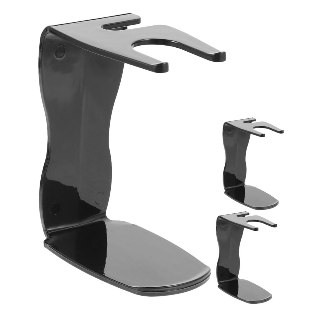 NOLITOY Stylish Shaver Rack 3-piece Razor Brush Holder Stand Base Heavy Duty for Home and Travel