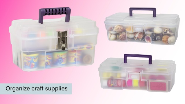 Amazon.com: Akro-Mils 12-Inch ProBox Plastic Art Supply, Hobby or