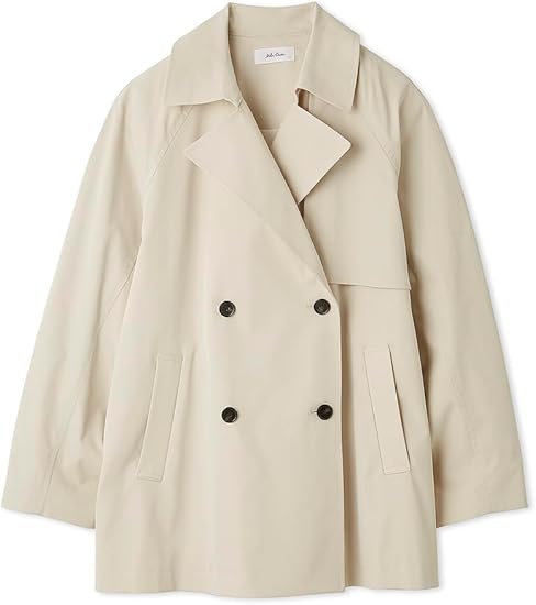 Amazon | [ミラオーウェン] ダブルブレストショートトレンチ