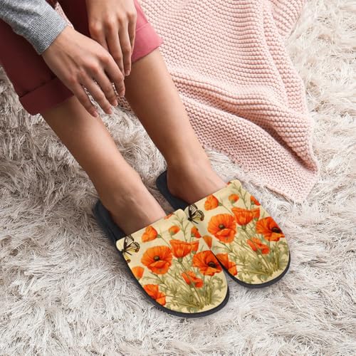 House Slippers for Women Men Soft Cozy Non Slip Lightweight Winter House Shoes for Indoor Outdoor4