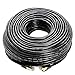 Cables Direct Online 200FT S/FTP Cat7 Copper Network Ethernet Patch Cable, Internet Wire, Compatible with PC, Laptop, Modem, Router, TVs, Printer Cord, Consoles for Home and Office (200ft, Black)