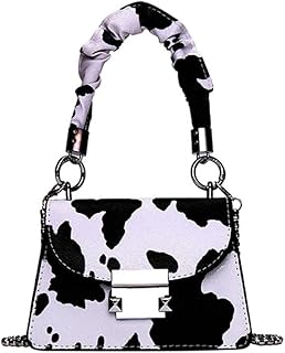 Women Cow Print Shoulder Bag Small Clutch Evening Purse Crossbody Handbag Satchel Bag Mini Purse