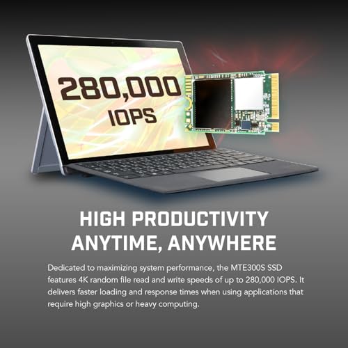 Image of Transcend 512GB | PCIe M.2 SSD 300S | M.2 2230 | NVMe PCIe Gen3 x4 | 3D NAND Flash | up to 2,000 /1,100 MB /s | 5 Yrs. Warranty | TS512GMTE300S
