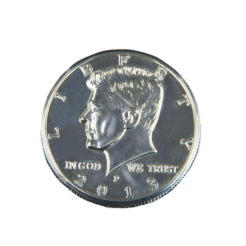 Amazon | Tiuimk ジャンボマジックコイン - シルバーメタル素材 | マジック・手品 | おもちゃ