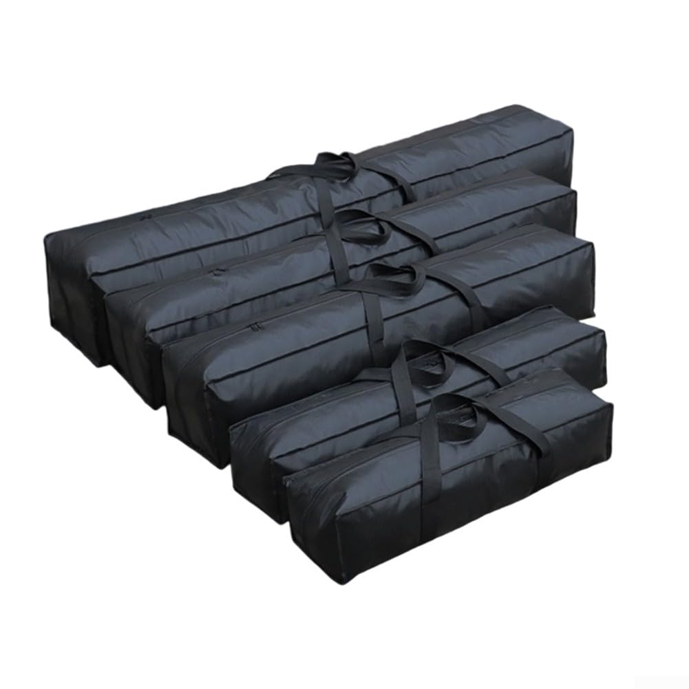 Bolsa impermeable para bastón de camping con tela Oxford y base reforzada para llevar postes de tienda de campaña, sillas plegables y equipo de pesca (60 x 25 x 25 cm)