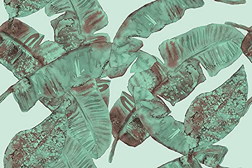 Papier peint tropical feuilles vintage pour masquer un mur nu avec élégance - 3
