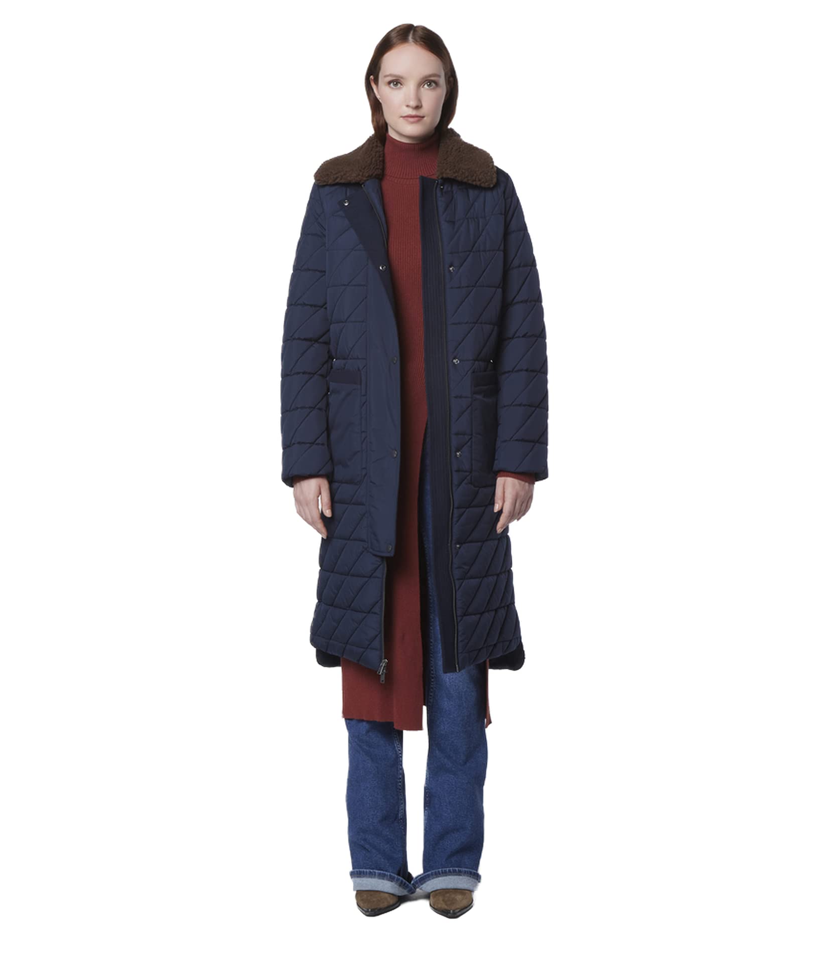 Andrew MarcWomen's Maxine Long Quilted Puffer Coat