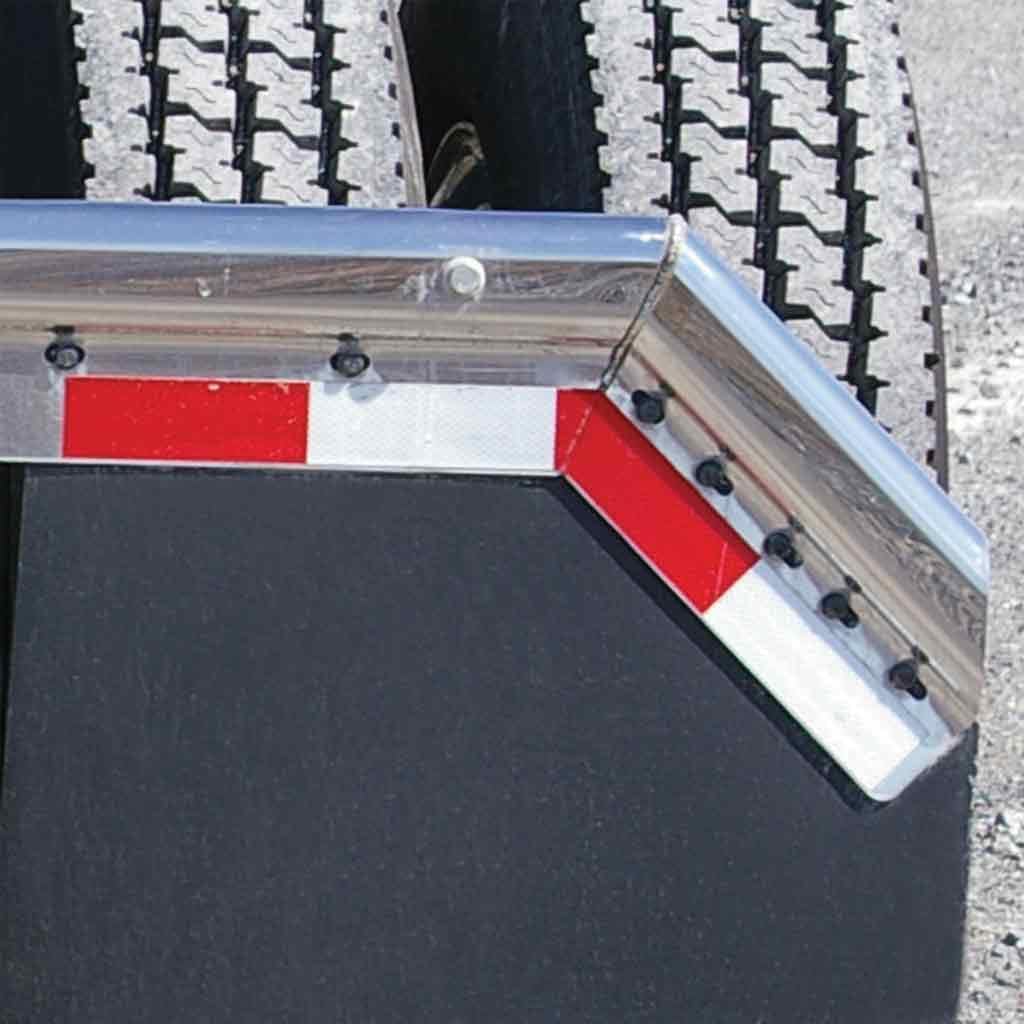 Trux Accessories TU-9250 Angled Aluminum Reflector Strip with 3M Reflector
