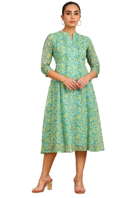 Robe florale Soch pour une allure estivale légère en Kota Doria