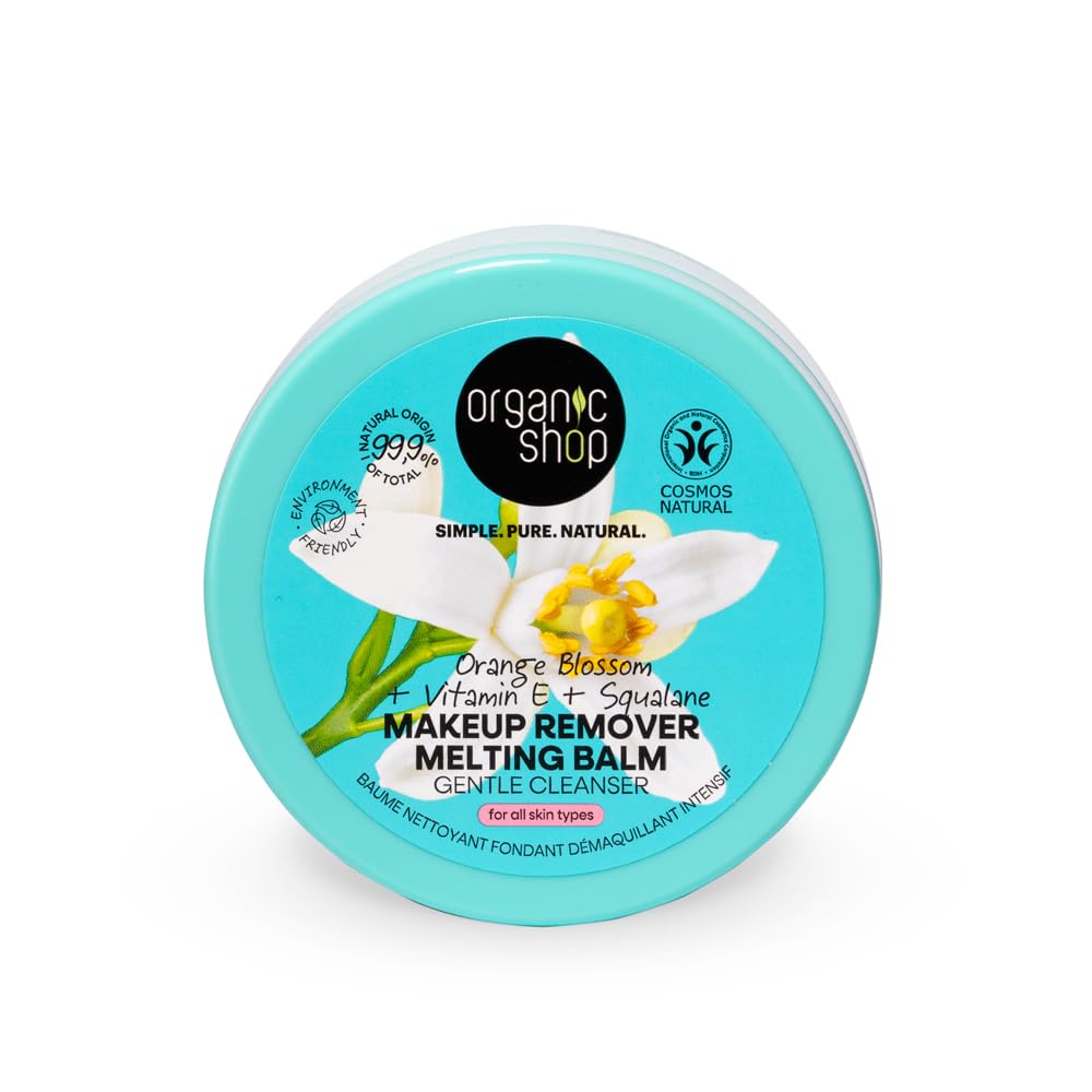 Orange Blossom Baume démaquillant fondant nettoyant doux 100 ml Organic Shop
