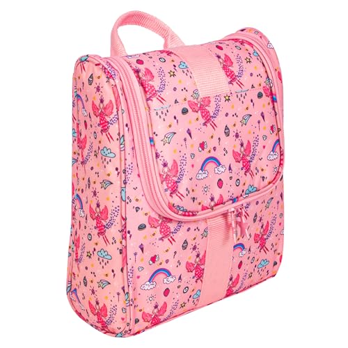 Cute-Cartoon-Hanging-Kids-Toiletry-Bag-Children-Travel-Cosmetic-Makeup-Organizer-Wash-Bag-Shower-bag-Over-Night-Bag-Camping-Shaving-Kit-Bag-for-Boys-GirlsFairy