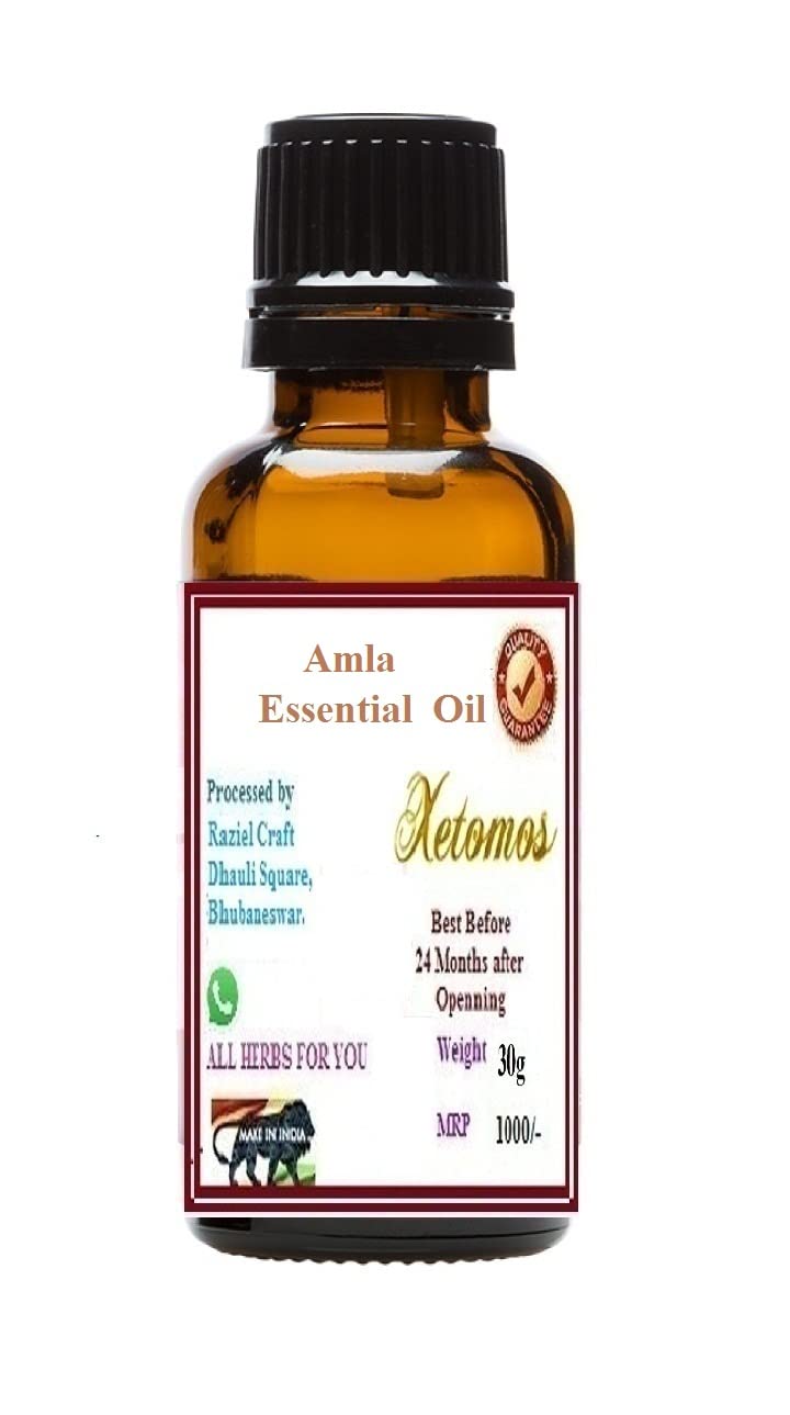 Xetomos Amla Essential oil 30 ml Emblic Myrobolanl Emblica officinalis emblic myrobalan myrobalan Indian gooseberry Malacca tree amla amalaki