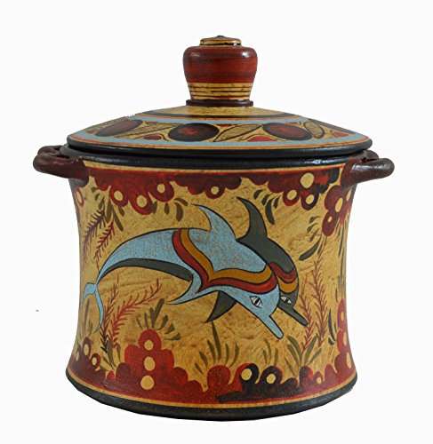 Minoenne poterie Pyxis - Dauphin - Boîte à bijoux - ancien Crète Cover