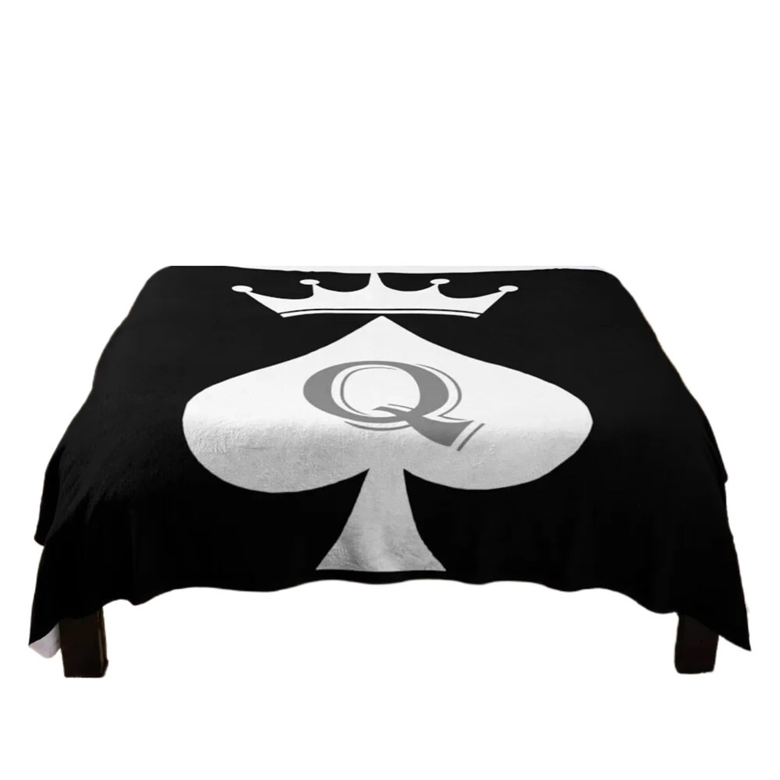 GSJNHY Cooling Blankets Sofa Blankets Crowned Queen Of Spades Throw Blanket Weighted Giant for summer(100X150CM)