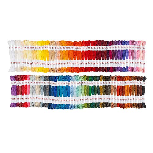 100 stuks borduurgaren van 100% katoen, elk 8 m, 6-draads | 100 kleuren | ideaal voor borduurwerk, naaien, knutselen… - Afbeelding 6