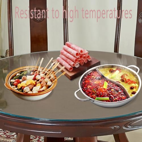 Plateau de table en verre de remplacement 65cm pour table basse de salon