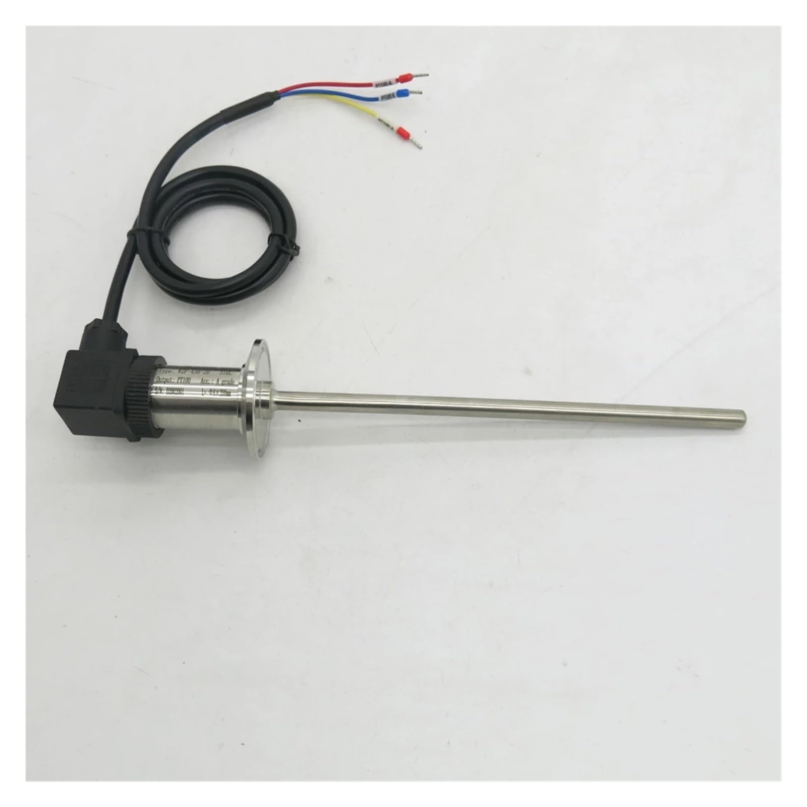 Sensor de temperatura RTD Pt100 de 3 cables, de -50 °C a 300 °C, con rosca de resistencia térmica y sensor de temperatura Tri-Clamp(Length 150mm)