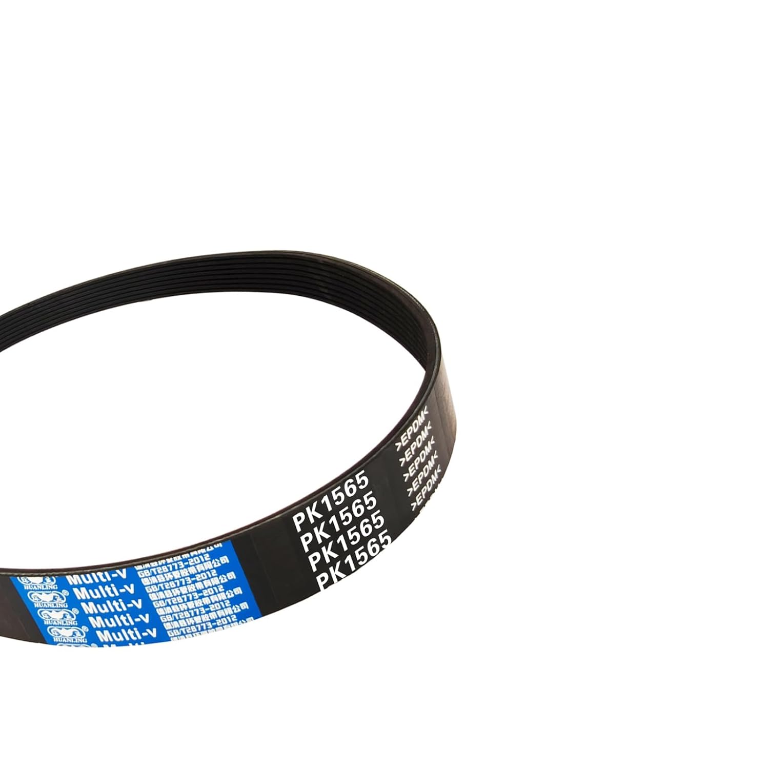 8PK1565 Rubber Poly V-Belt,8 Ribs PK V-Ribbed Belt 61.61" Length x 1.12" Width x 0.67" Thick,Industrial Transmission Drive Belt