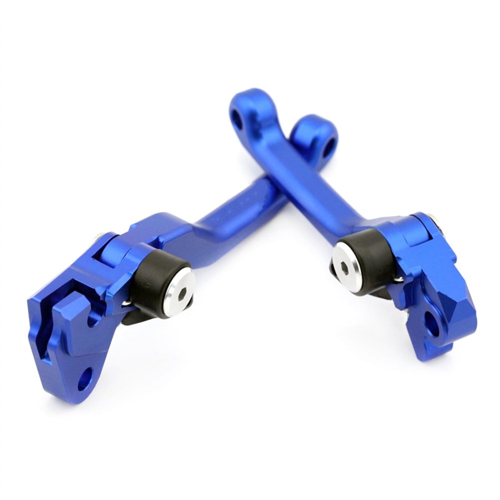 CNC Aluminum Clutch & Brake Lever Kit (2 Pcs) – Foldable, Anodized Blue For Yamaha YZ125/X, YZ250/F/FX, YZ450/F/FX