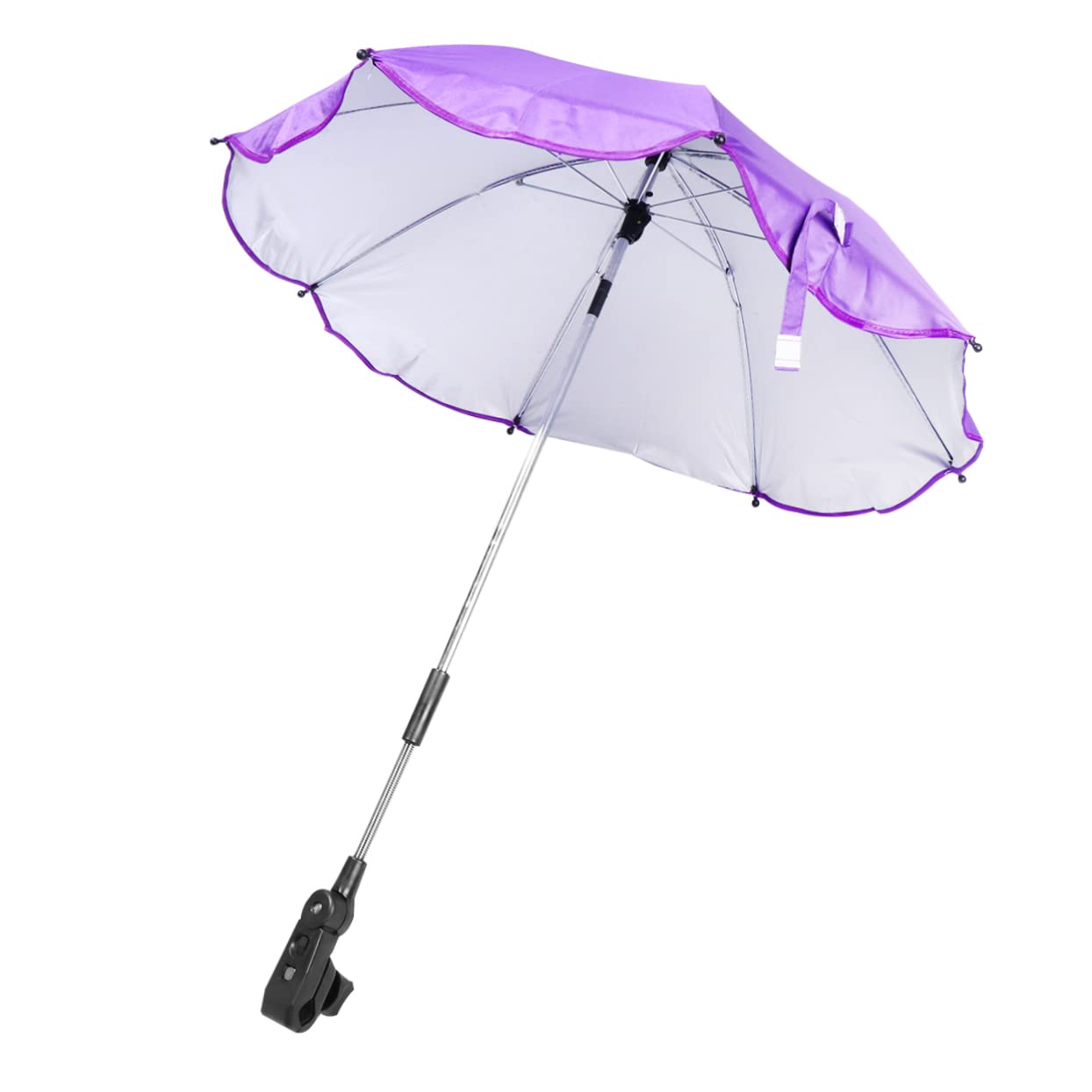 RORPOIR Umbrella for Stroller Car Seat Sun Shade Cover Durable Material Easy to Install Perfect for Outdoor Use (red)