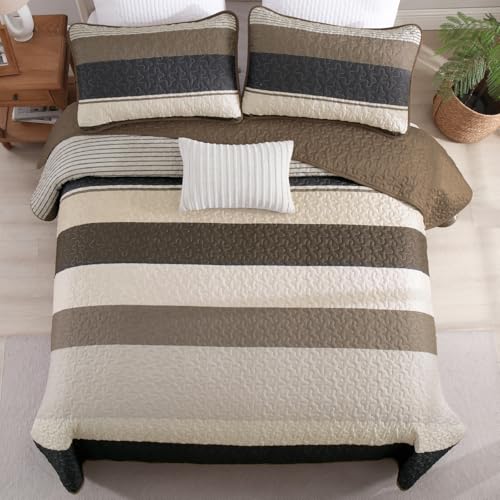 WONGS BEDDING Tagesdecke 220x240 mit 2 Kissenbezüge 50x75 Set – Ansicht 4