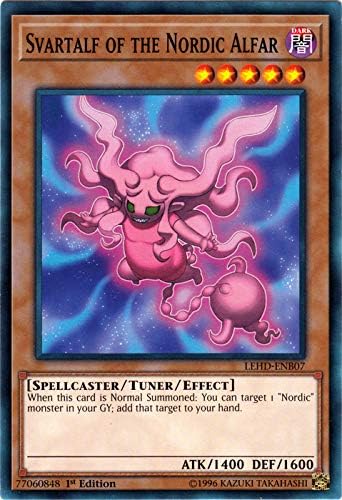 Miniatura 1 de Yu-Gi-Oh! - Svartalf del Alfar nórdico - LEHD-ENB07 - Común - 1ª Edición - Mazos de héroe legendarios - Baraja Aesir