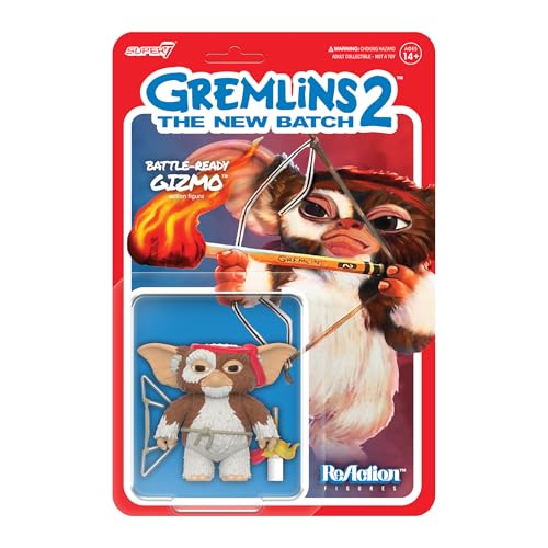 Super7 Gremlins Reaction Figures Wave 02 - Figura de acción Gizmo (Battle Ready)
