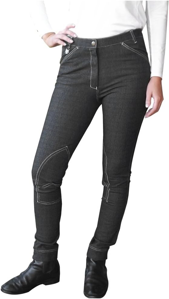 Unicorn Equestrian Women's Super Stretchy Denim Look Jodhpurs