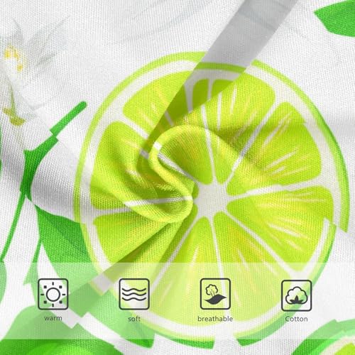 Cotton Toddler Girls Underwear Green Limes Floral Lemon White Cute Panties Girl Designer Underpants Briefs 2t3