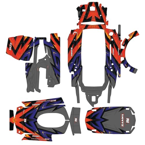 Amazon.com: SANWA M17 TRANSMITTER RADIO CONTROL CUSTOM VINYL DECAL ...