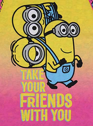 INTIMO Girls' Despicable Me Minions Take Your Friends With You Nightgown Sleep Pajama Shirt2