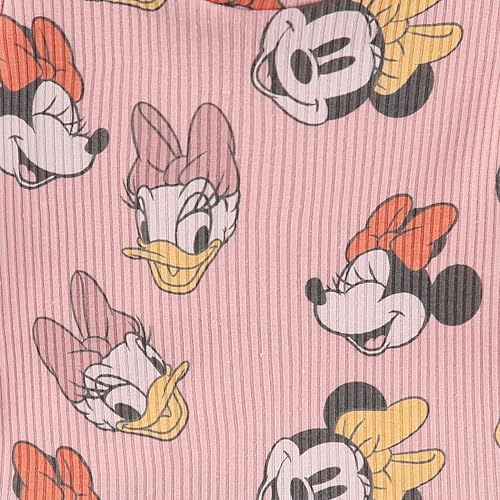 Disney Baby Lilo and Stitch Minnie Mouse Winnie The Pooh Girls Peplum T-Shirt and Shorts Outfit Set for Newborn and Infants - Image 5