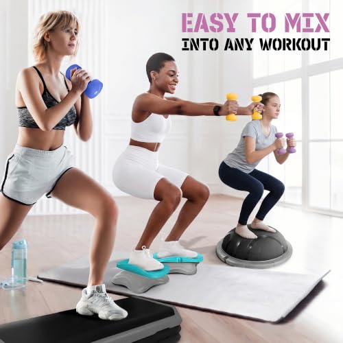 Image of Yes4All Neoprene Dumbbells, Pairs and Sets with Rack for Home Workouts