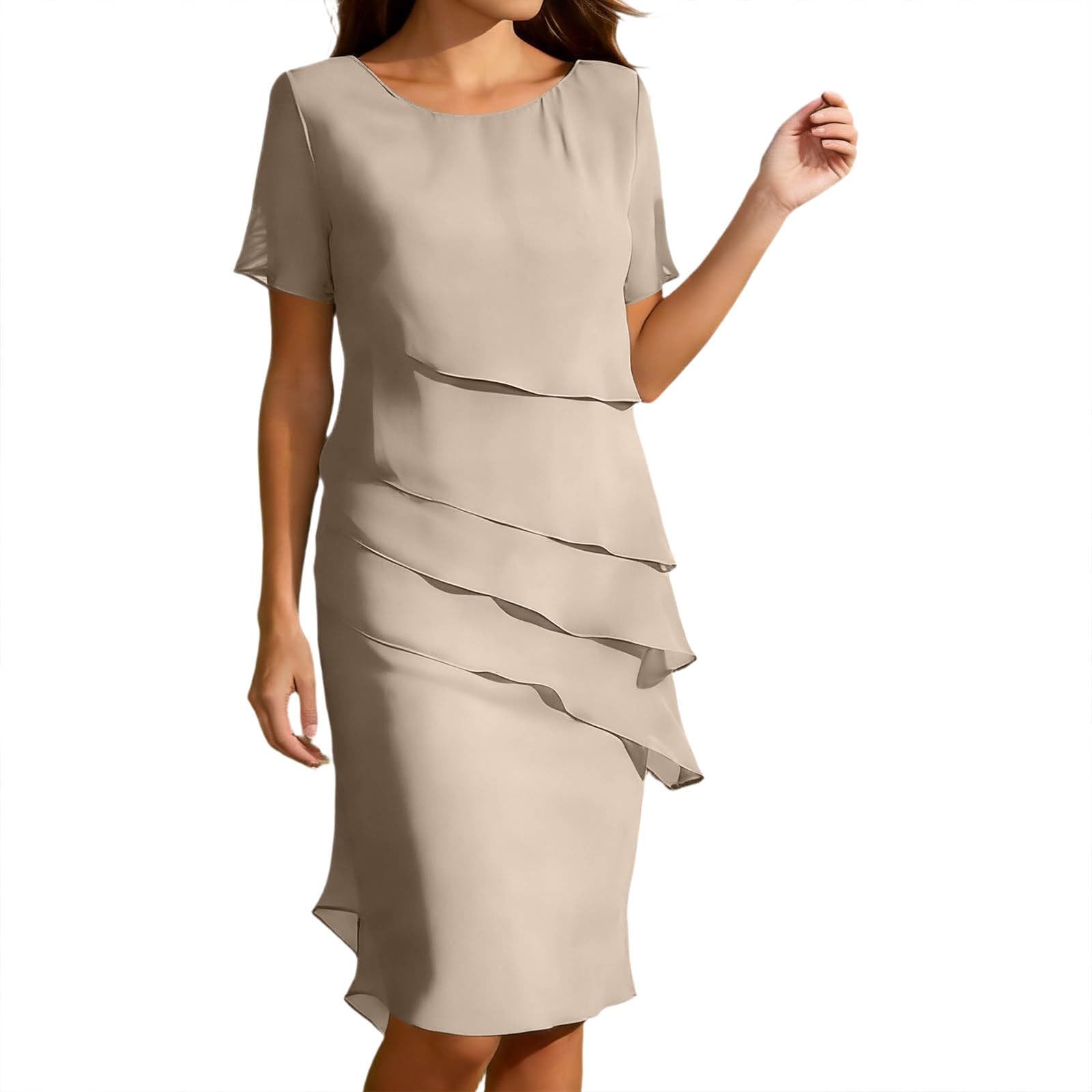 Robe d'été patchwork en mousseline fluide idéale pour vos tenues de vacances ensoleillées