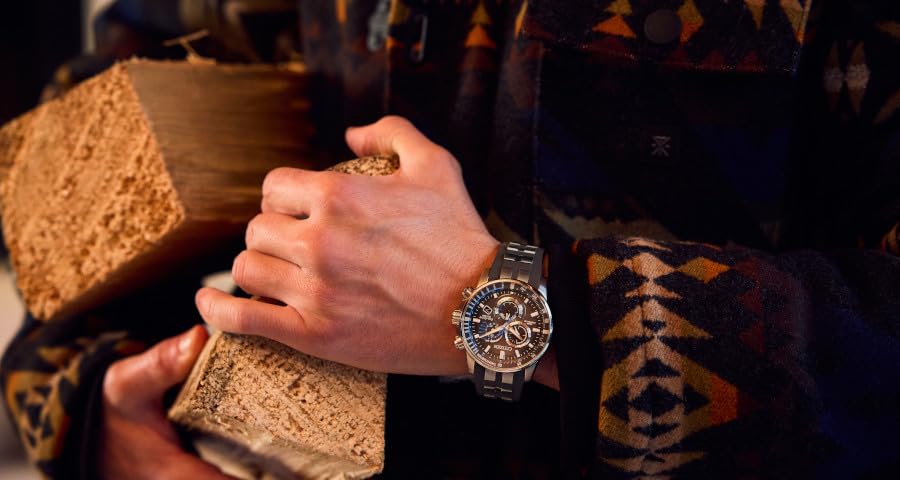 Image of Citizen Men's Eco-Drive Sport Luxury PCAT Watch, Stainless Steel & Polyurethane Strap, Chronograph, Atomic Timekeeping