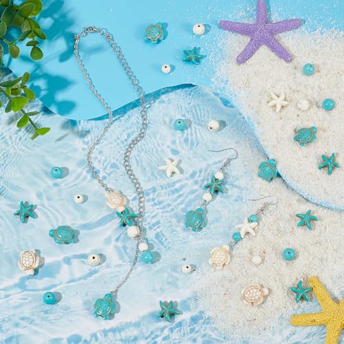 Perles tortue de mer turquoise pour créer vos bracelets de plage bohèmes - 3
